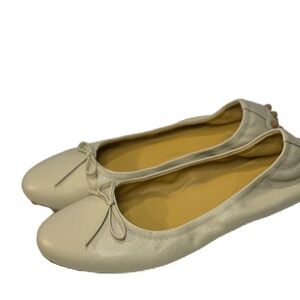 Esporre Elegant Cream Ballet Flats Sz 11